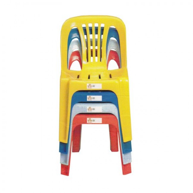 EV CC701 - Jolly Kids Plastic Chair | Nursery Pre-School (MOQ : 12pcs) 